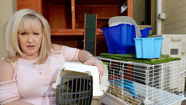 Wantirna resident Amanda Morgan is devastated after the death of her beloved pet bunnies. Picture: Steve Tanner