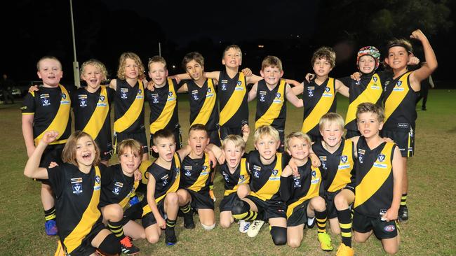 Torquay Tigers McCartney under-9 football team. Picture: Mark Wilson