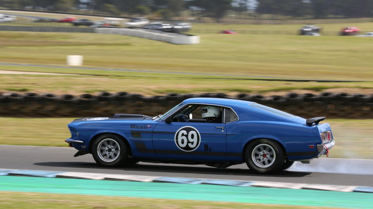 Michael Miceli, Ford Mustang – Winner of the PIARC Victorian Historic Touring Car Trophy. Image: Revved Photography.