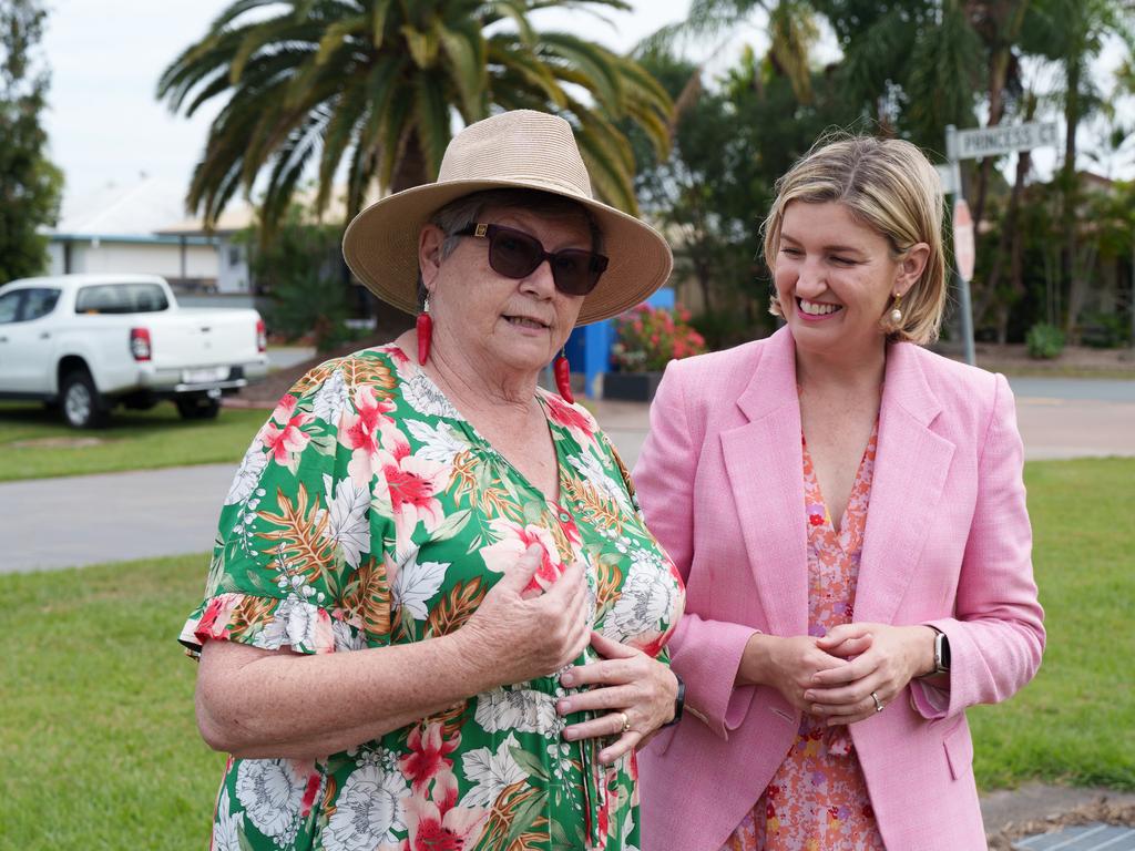 Waterford MP Shannon Fentiman with Maureen Farrell.