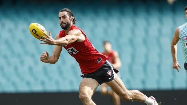 Brodie Grundy will face his old team Melbourne for the first time on Thursday. Picture: Phil Hillyard