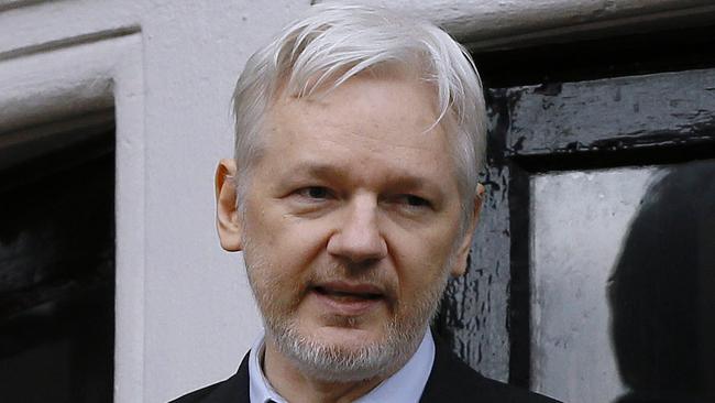 Wikileaks founder Julian Assange described a report into the hacking of the US election as “a press release.” Picture: AP/Kirsty Wigglesworth