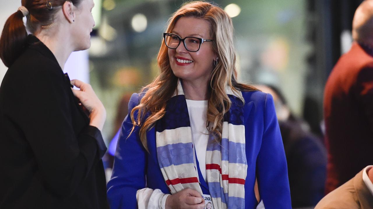 Western Bulldogs president Kylie Watson-Wheeler took over the role from Peter Gordon in 2021. Picture: Western Bulldogs