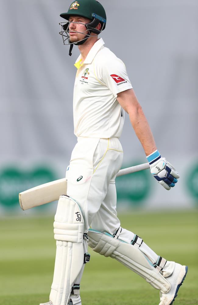 Cameron Bancroft was knocked over for 7 in Australia’s second innings.