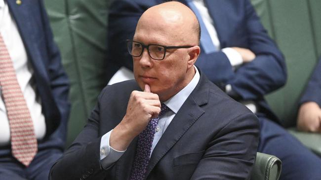 Peter Dutton has urged David Van to quit parliament and “get help”. Picture: NCA NewsWire / Martin Ollman