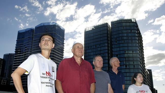 Paul Noack (second from left) has slammed Labor. Picture: John Appleyard