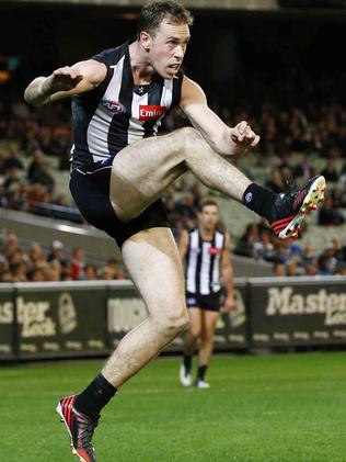 One-time rookie Nick Maxwell went on to captain Collingwood. Picture: Michael Klein