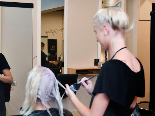 Hairdressers are being put at risk during the coronavirus crisis, doctors warn. Picture: News Corp Australia