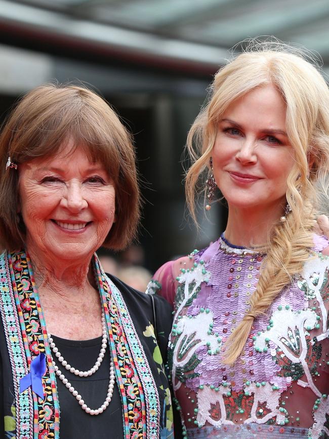 Nicole with her mother, Janelle Ann Kidman. Picture: Lisa Maree Williams/Getty Images for AFI