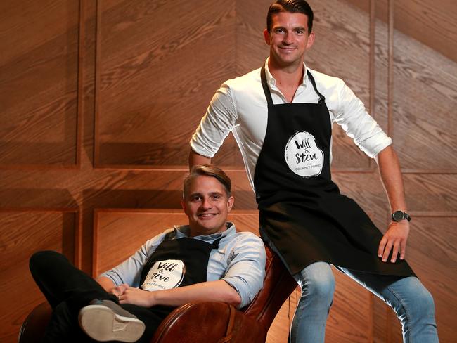 My Kitchen Rules 2015 winners Will Stewart and Steve Flood. Picture: DYLAN ROBINSON