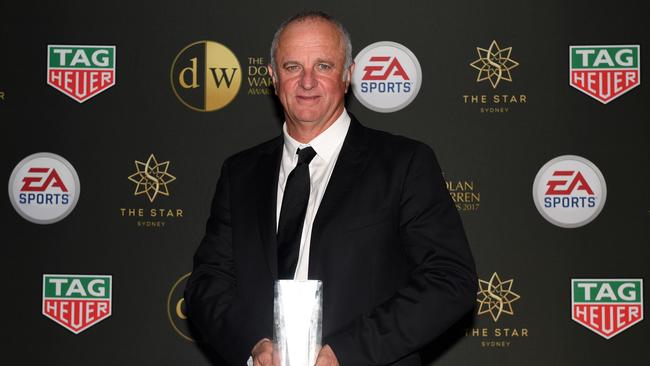A-League coach Graham Arnold picked up coach of the year after Sydney FC’s brilliant season.