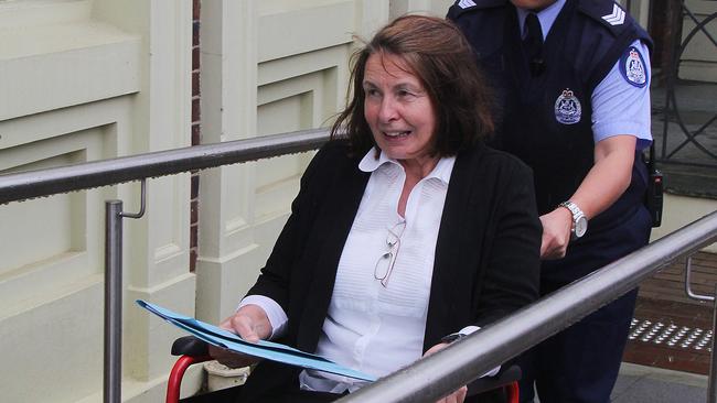 Sue Neill-Fraser arrives at the Launceston Supreme Court far an appeal hearing in 2018. Picture: BRUCE MOUNSTER