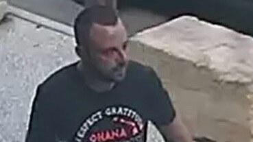 Police want to speak to this man after the alleged theft of an e-scooter from a carpark at a Foxwell Road shopping centre at Coomera. Picture: Queensland Police Service