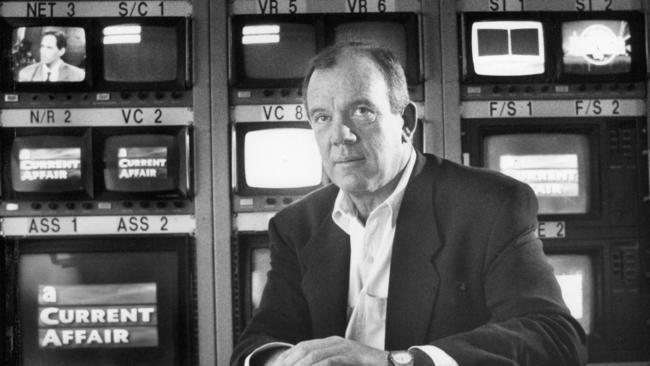 Willesee, then-host of A Current Affair, in 1991. Picture: News Corp