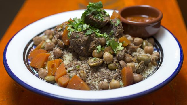 Lamb couscous from Le Souk at Adelaide Central Market.