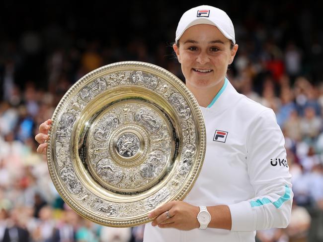 Barty shocked the tennis world by announcing her retirement earlier this year. Picture: Getty Images