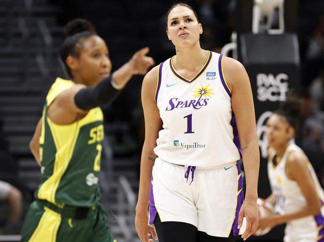 Controversial former Opal Liz Cambage has announced she will take a break from basketball. Photo: Getty Images.