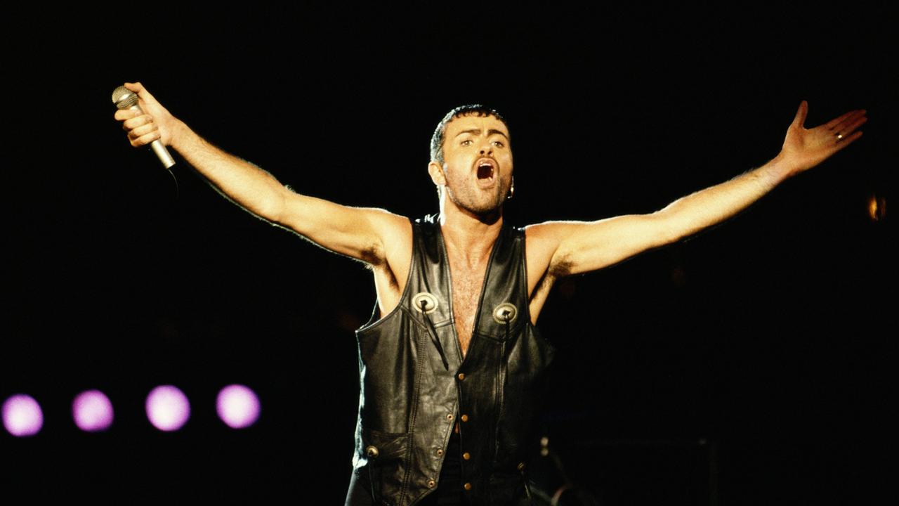 British singer and songwriter George Michael, performing on stage at Rock In Rio, January 1991. Picture: Kevin Cummins/Getty Images