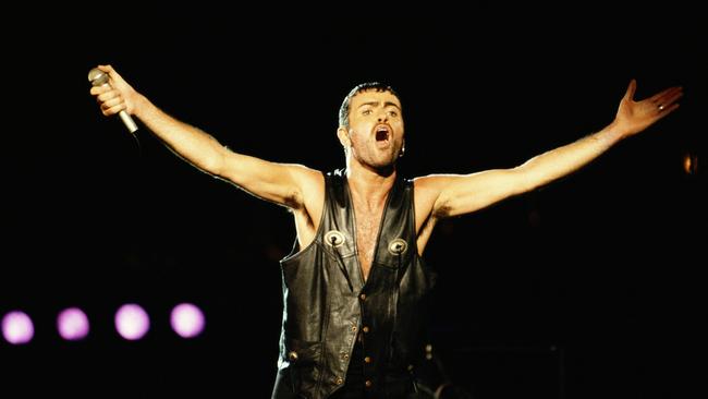 British singer and songwriter George Michael, performing on stage at Rock In Rio, January 1991. Picture: Kevin Cummins/Getty Images