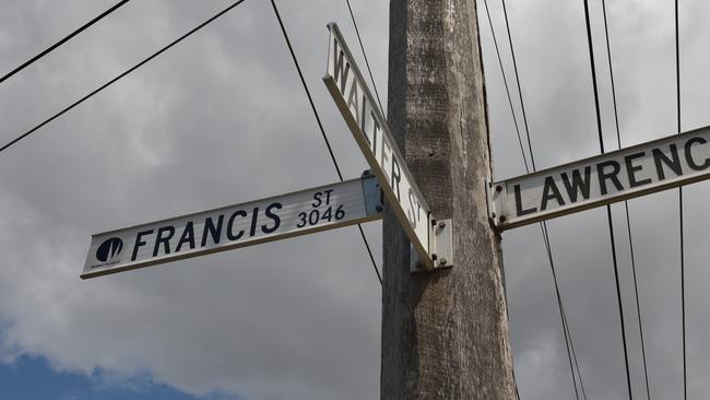 The duplication of Francis Street in Hadfield and Oak Park has caused chaos for package deliveries. Picture: Andrew Batsch