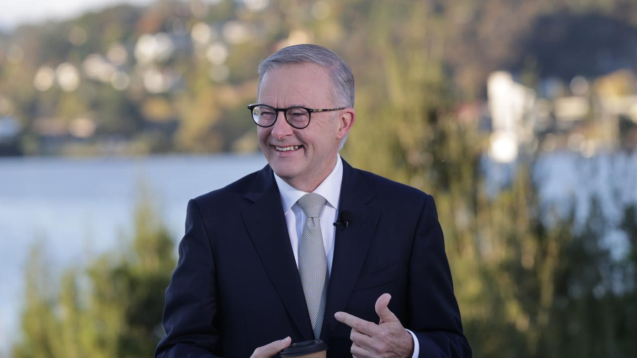 Labor leader Anthony Albanese visits Launceston, Tasmania on his first stop of the federal election campaign. Picture: Toby Zerna