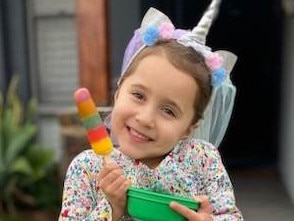 Indi Taylor, 6, from Grafton, has been diagnosed with T-Cell Acute Lymphoblastic Leukaemia (ALL). . Supplied