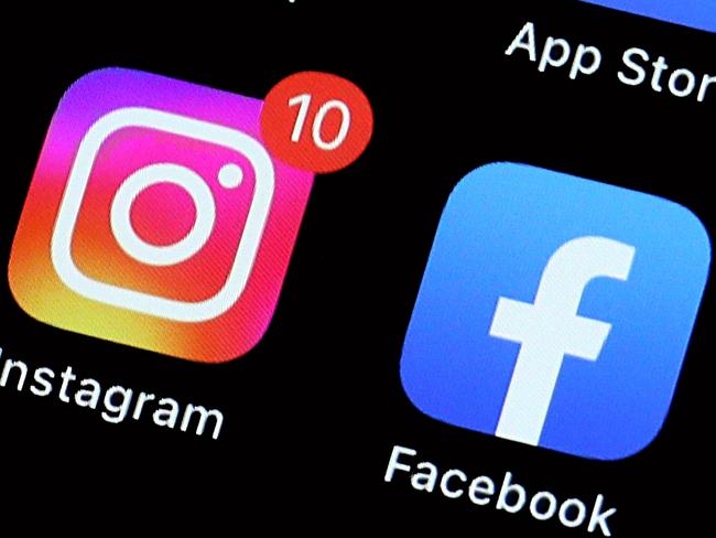 SYDNEY, AUSTRALIA - NewsWire Photos JANUARY 20, 2023: Editorial generic stock image of an iPhone with the popular apps: Instagram, Messenger and Facebook prominent on its home screen. Picture: NCA NewsWire / Nicholas Eagar