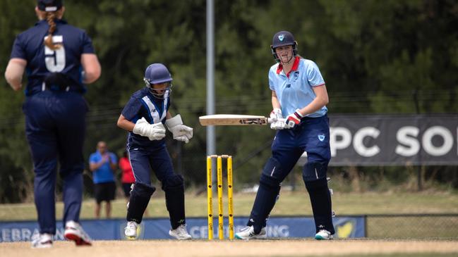 Lucy Finn put in a truly matchwinning knock for Metro. Picture: Cricket Australia