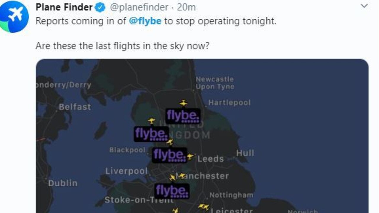 A source from the airline told Sun Online that the operator will go bust later this evening after its remaining flights touch down in the UK.