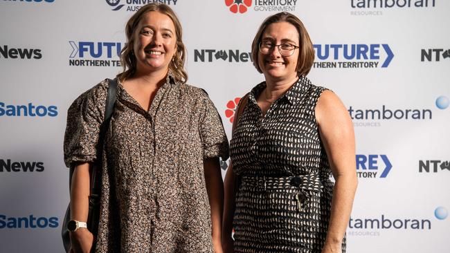 Yasmine Welsh Alana Madden at the NT News Futures Northern Territory forum 2024. Picture: Pema Tamang Pakhrin