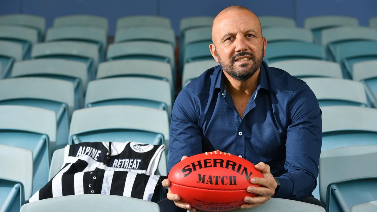 Port Adelaide great and former board member George Fiacchi. Picture: Keryn Stevens/AAP