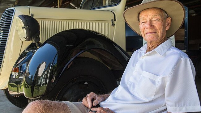 World War II veteran William Wallace Mervyn Bruce has died, aged 106. Picture: Isaac Regional Council