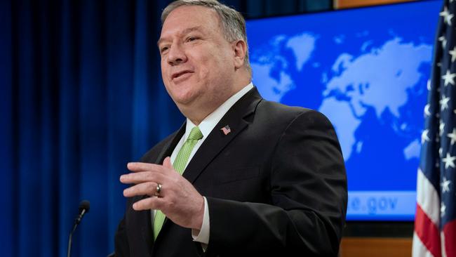 US Secretary of State Mike Pompeo has warned the Belt and Road agreement increased the Chinese communist regime’s ability to do “harm”. Picture: Nicholas Kamm/AFP