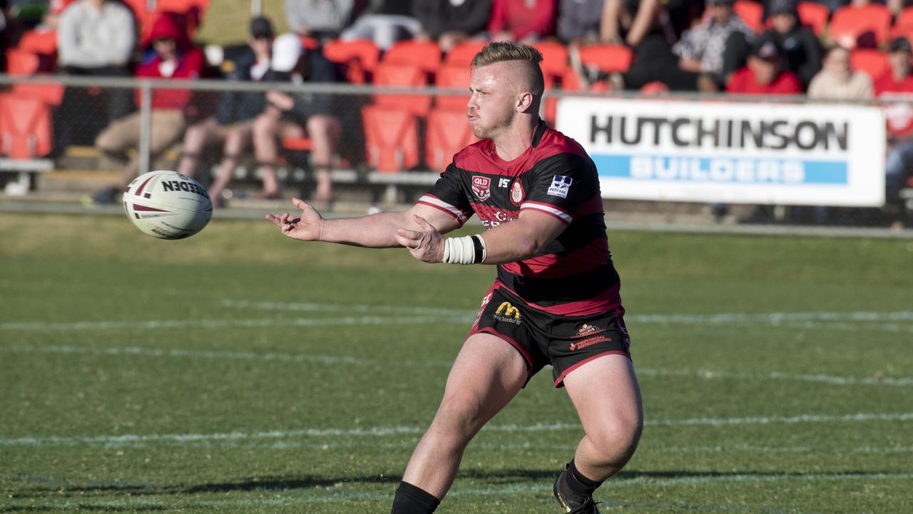 Nathan Bowering, Valleys. TRL grand final, Valleys vs Warwick Cowboys. Sunday, 8th Sep, 2019.