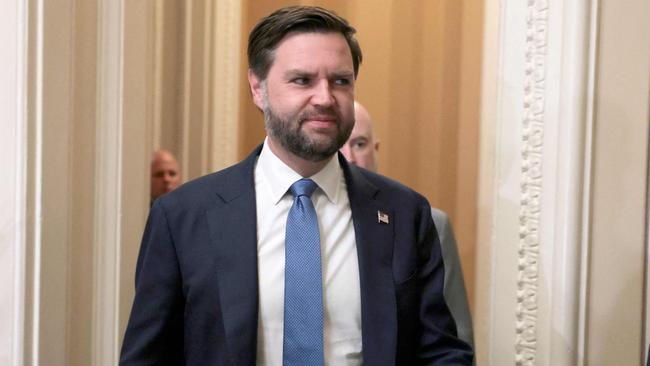 Mr Trump mentioned Vice President JD when asked about a possible successor. Picture: Anna Moneymaker/Getty Images/AFP
