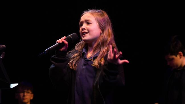 Geelong Schools Music and Movement Festival at Performing Arts Centre. Hamlyn Banks Primary School