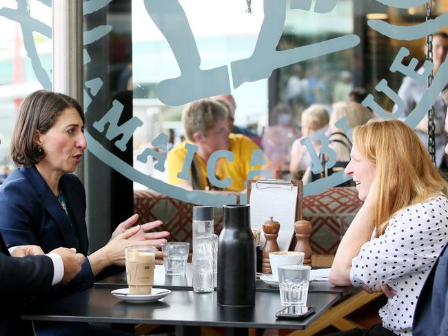 Premier Gladys Berejiklian sat down for an exclusive interview with Express Advocate journalist Fiona Killman. Picture: Sue Graham