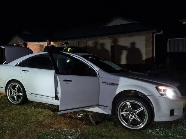 A Holden Caprice was allegedly stolen by three youths overnight in Dubbo. Photo: Supplied.