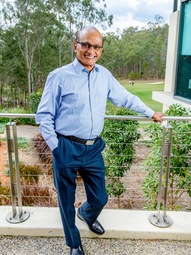 Chairman and Founder of Springfield City Group Maha Sinnathamby. (AAP Image/Richard Walker)