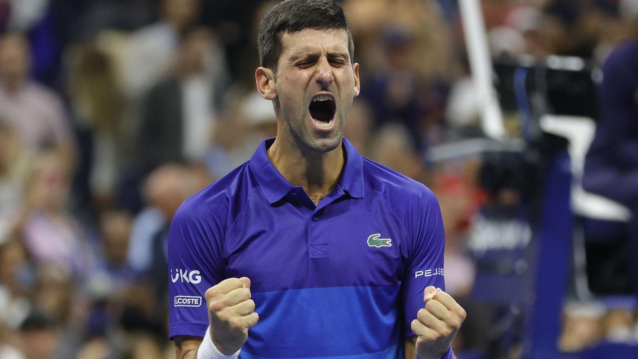 Novak Djokovic wants to play in the Australian Open. Picture: Sarah Stier/Getty Images/AFP