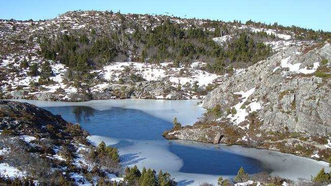 Snow at Twisted Lakes, Cradle Mountain National Park. Picture: Don Defenderfer