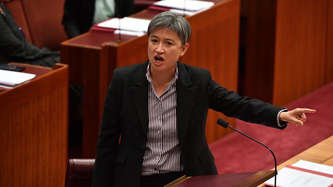 Labor’s Senate leader Penny Wong said the deferral of the bill was an ‘outrage’. Picture: AAP