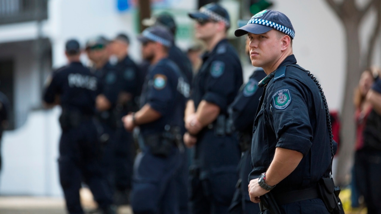 Riot squad called to violent Sydney protest outside One Nation event