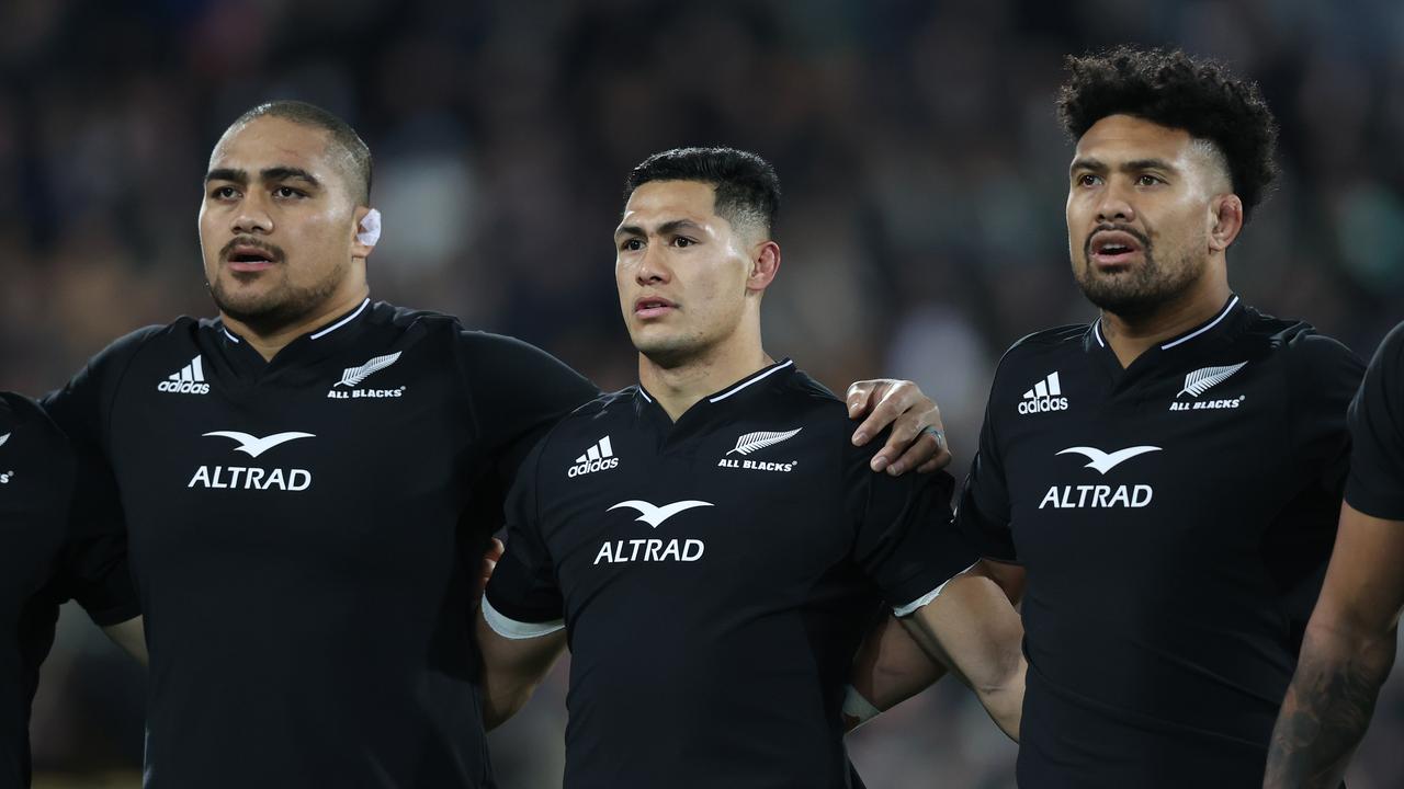 Roger Tuivasa-Sheck (C) will come off the bench for the All Blacks against the Wallabies while Ardie Savea’s return helps soften the loss of Sam Cane. Photo: Getty Images