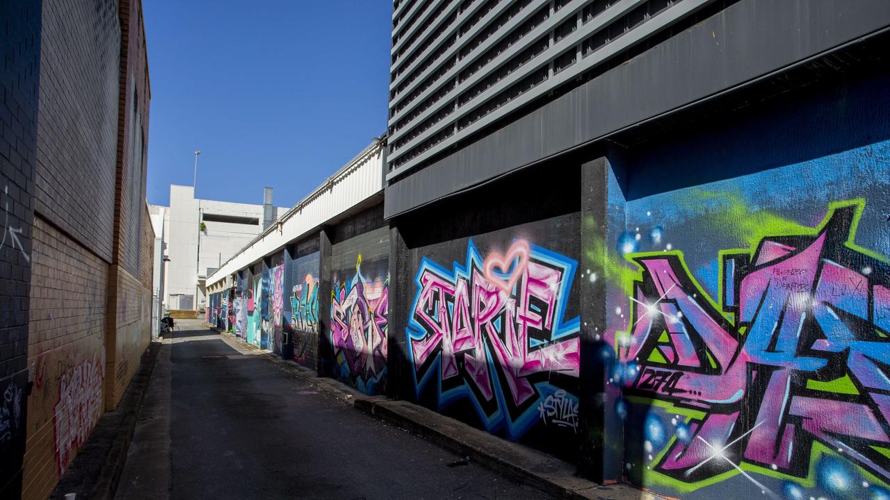 Laneways in Southport off Scarborough st. Picture: Jerad Williams