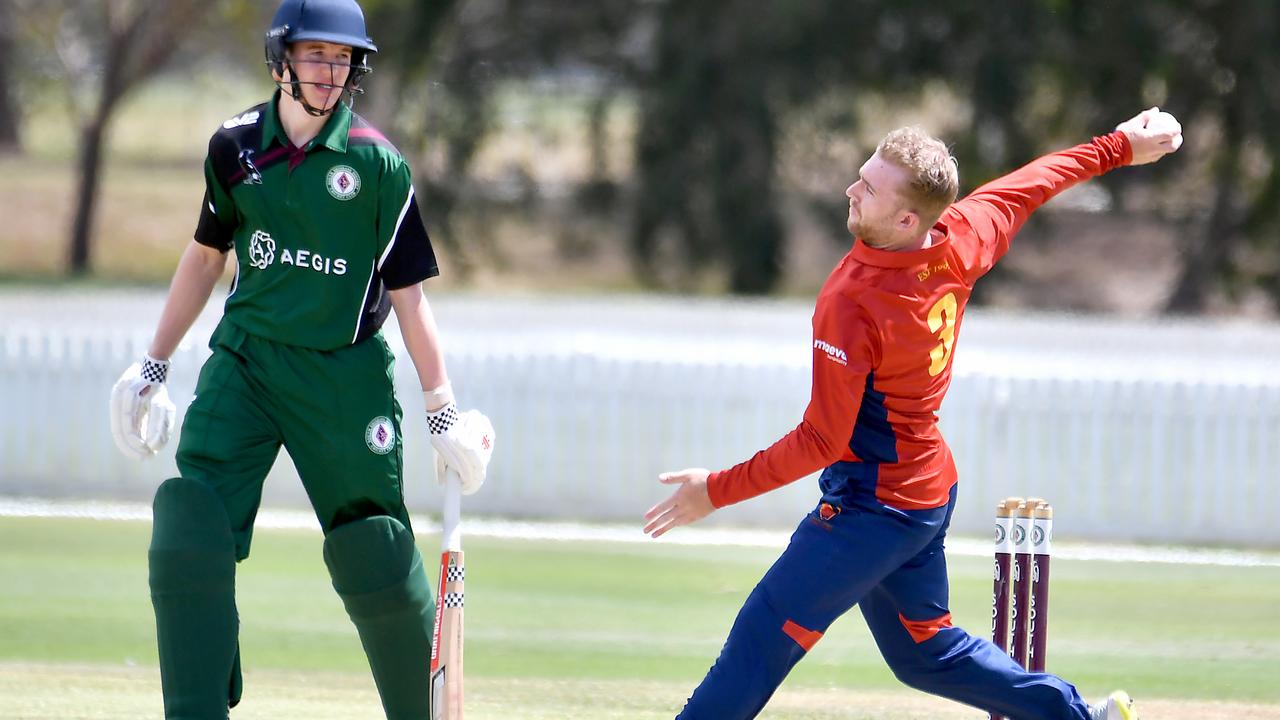 Sunshine Coast bowler Mackenzie Harvey - a destroyer with bat and ball. Picture, John Gass