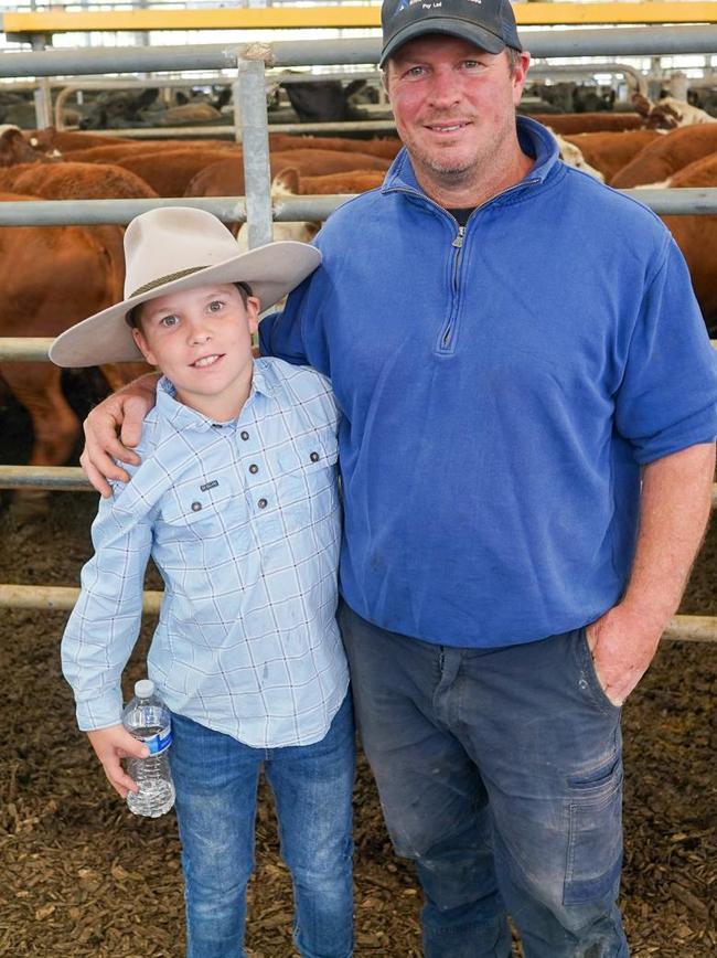 Archie and Cameron Armstrong. Picture: Rachel Simmonds