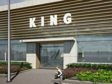 An artist's impression of a proposed King Living upmarket furniture showroom planned for 200-204 Condamine Street, Balgowlah. Picture: Centric Architects