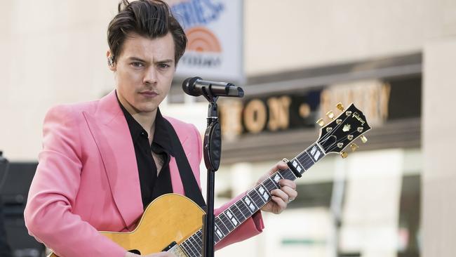 Harry Styles performs on NBC's Today show (Photo by Charles Sykes)
