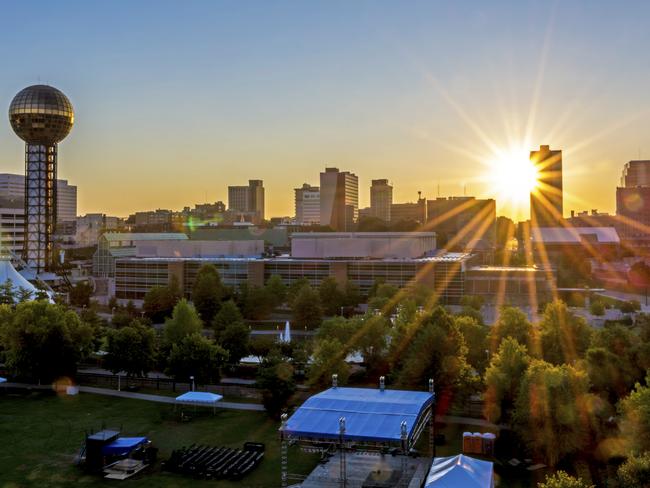 Sunrise in Knoxville.